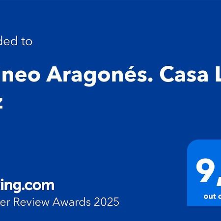 Villa Pirineo Aragones. Casa La Paz Sabiñánigo Esterno foto
